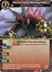 Fierce Gorer Horngrizzly - BSS01-016 - UC - Foil