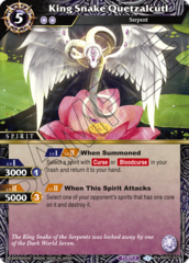 King Snake Quetzalcutl - BSS01-027 - R - Foil
