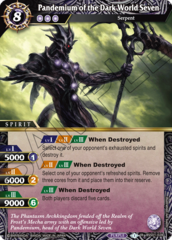 Pandemium of the Dark World Seven - BSS01-028 - R - Foil