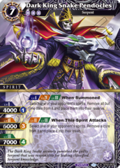 Dark King Snake Pendocles - ST02-001 - X - Foil