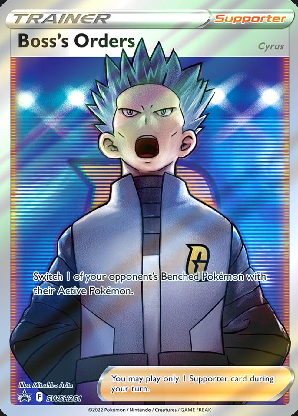 Bosss Orders (Cyrus) - SWSH251 - Full Art Promo