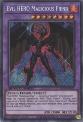 Evil HERO Malicious Fiend - SGX3-ENA21 - Secret Rare - 1st Edition