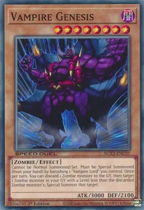 Vampire Genesis - SGX3-ENC01 - Common - 1st Edition
