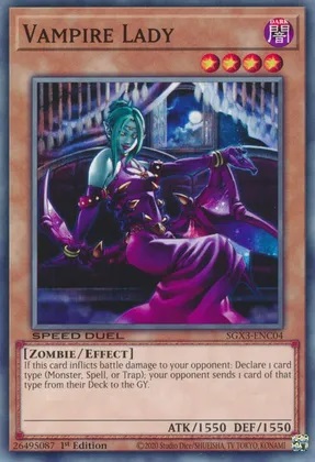 Vampire Lady - SGX3-ENC04 - Common - 1st Edition