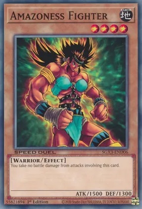Amazoness Fighter - SGX3-END06 - Common - 1st Edition