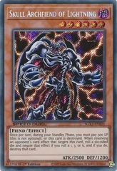 Skull Archfiend of Lightning - SGX3-ENE01 - Secret Rare - 1st Edition