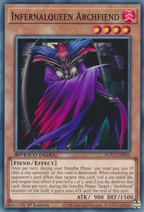 Infernalqueen Archfiend - SGX3-ENE04 - Common - 1st Edition