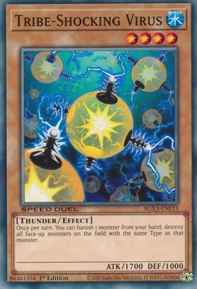 Tribe-Shocking Virus - SGX3-ENF13 - Common - 1st Edition