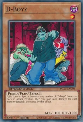 D-Boyz - SGX3-ENG06 - Common - 1st Edition