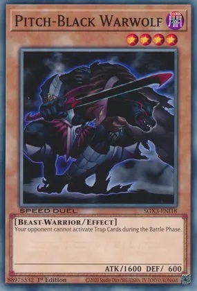 Pitch-Black Warwolf - SGX3-ENI18 - Common - 1st Edition