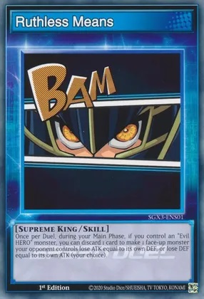 Ruthless Means - SGX3-ENS01 - Common - 1st Edition