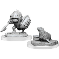 D&D Nolzur's Marvelous Miniatures: W20 Locathah & Seal