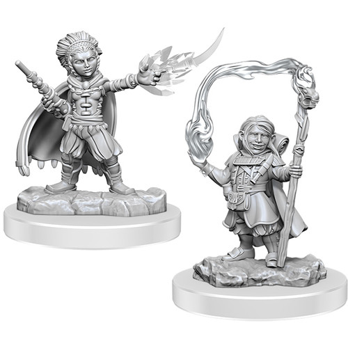 D&D Nolzurs Marvelous Miniatures: W20 Halfling Wizards