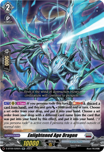 Enlightened Age Dragon - D-BT09/026EN - RR