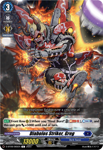 Diabolos Striker, Greg - D-BT09/065EN - C