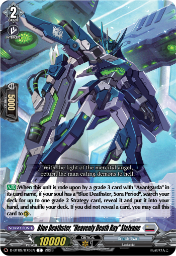 Blue Deathster, Heavenly Death Ray Stelvane - D-BT09/075EN - C