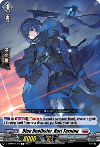 Blue Deathster, Ruri Turning - D-BT09/077EN - C