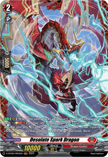 Desolate Spark Dragon - D-BT09/FR03EN - FR