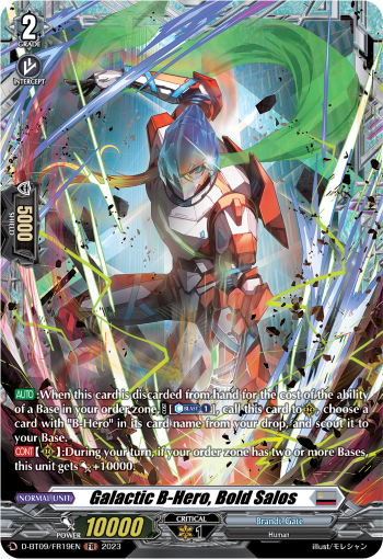 Galactic B-Hero, Bold Salos - D-BT09/FR19EN - FR