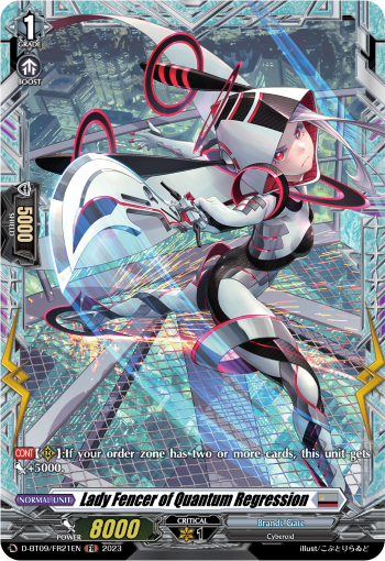 Lady Fencer of Quantum Regression - D-BT09/FR21EN - FR