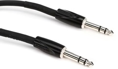Roland RCC-3-TRTR Black Series 1/4-inch TRS Male to 1/4-inch TRS Male Interconnect Cable - 3 foot