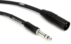 Roland RCC-10-TRXM Black Series 1/4-inch TRS Male to XLR Male Interconnect Cable - 10 foot
