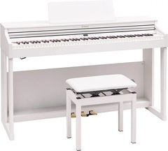 Roland RP701 Digital Piano - White Finish with Matching Bench