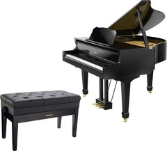 Roland GP-609 Digital Grand Piano - Polished Ebony Finish