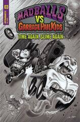 Madballs Vs Garbage Pail Kids Slime Again #3 Cvr F 25 Copy Incv Simko B&W (STL264280)