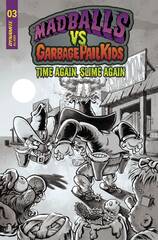 Madballs Vs Garbage Pail Kids Slime Again #3 Cvr E 20 Copy Incv Crosby B&W (STL264279)
