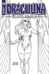 Draculina Blood Simple #3 Cvr F 10 Copy Incv Linsner Line Art (STL264257)