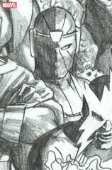 Captain America Cold War Alpha #1 100 Copy Ross Vir Sketch (STL263572)