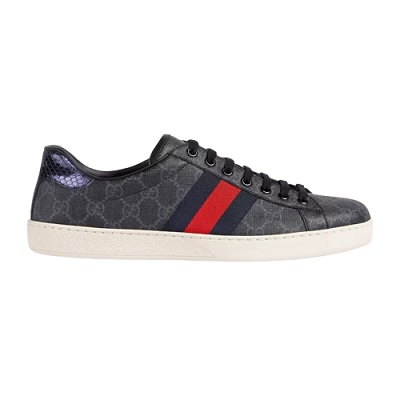 Gucci - MENS ACE GG SUPREME SNEAKER - Black GG Supreme