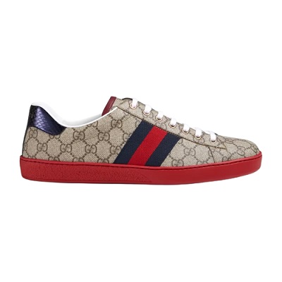 Gucci - MENS ACE GG SUPREME SNEAKER - Beige-ebony GG Supreme