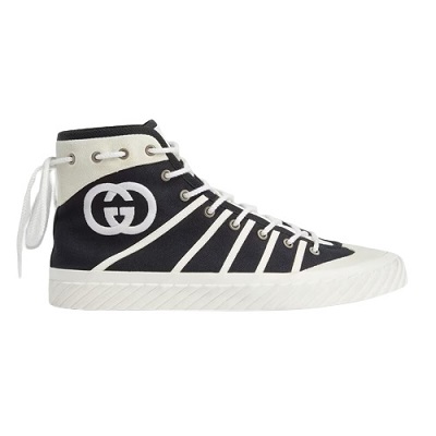 Gucci - MENS HIGH TOP SNEAKER - Black and Off White
