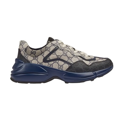 Gucci - MENS GG RHYTON SNEAKER - Blue and Beige