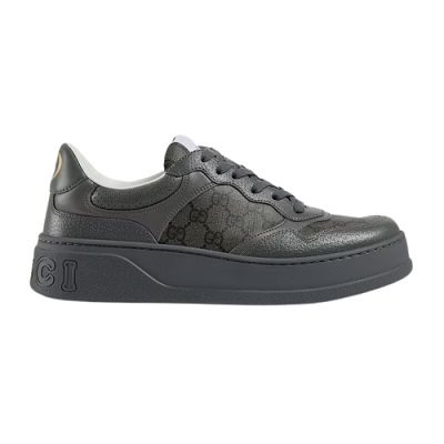 Gucci - MENS LACE-UP SNEAKER - Grey Leather
