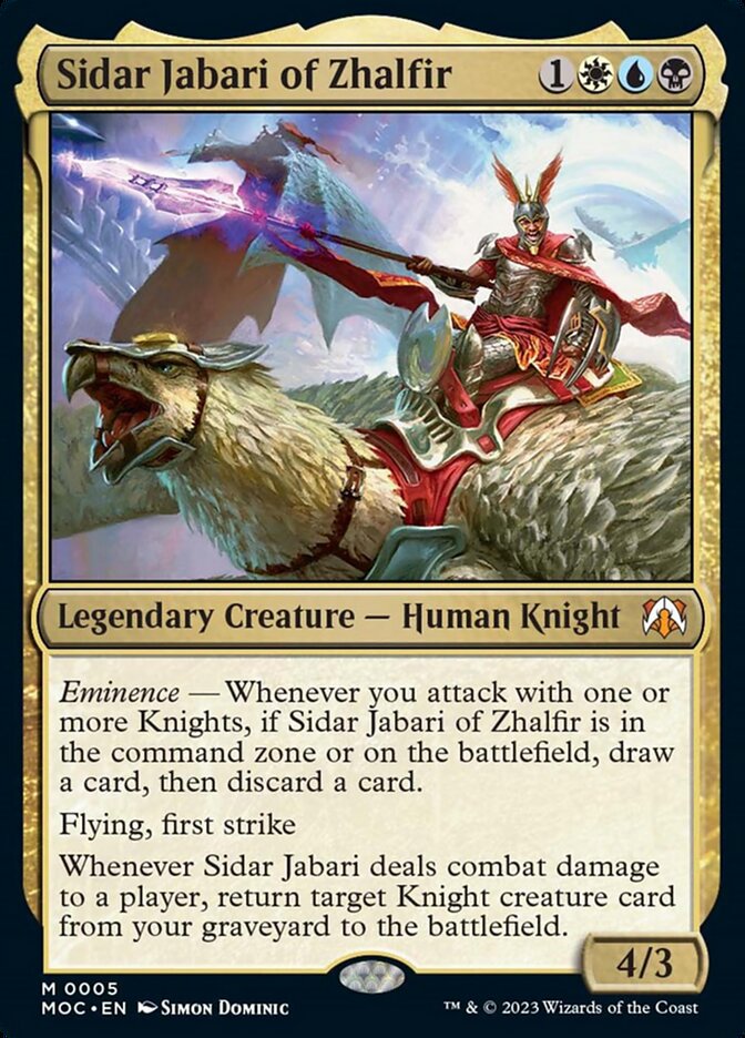 Sidar Jabari of Zhalfir - Foil Sidar Jabari of Zhalfir - Foil