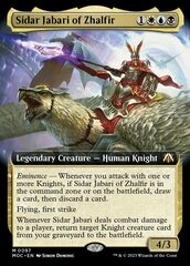 Sidar Jabari of Zhalfir (0097) (Extended Art) - Foil