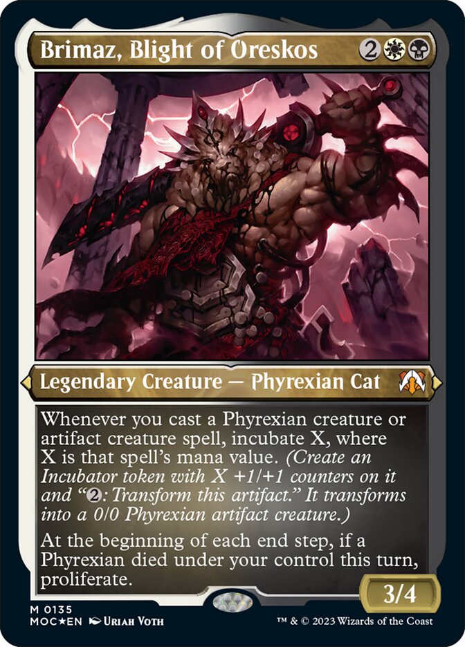 mtg thick commander card Commodore Guff Foil - CMM When Thickest in the Thicket enters Jetmir, Nexus of Revels (Display