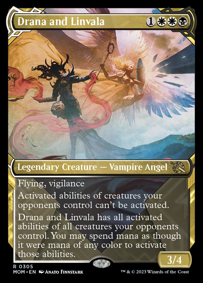 Drana and Linvala - Foil - Showcase