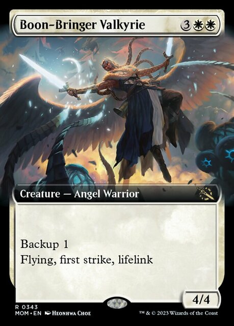 Boon-Bringer Valkyrie - Extended Art