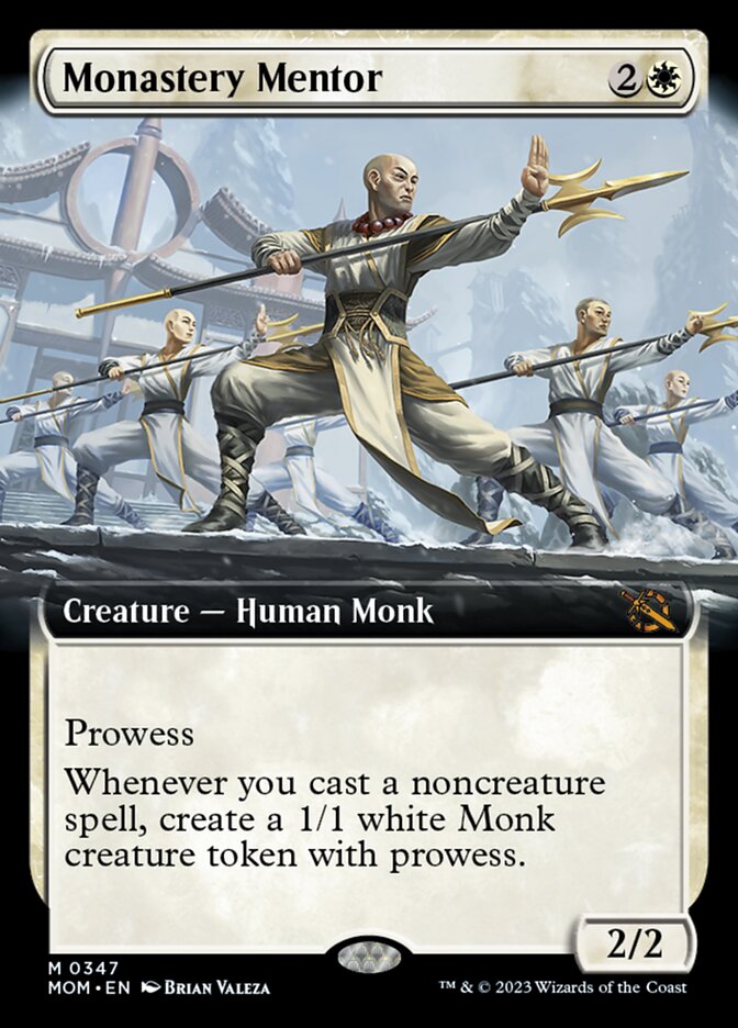 Monastery Mentor - Foil - Extended Art