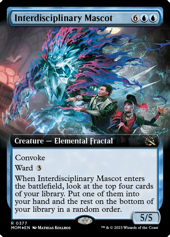 Interdisciplinary Mascot ~ Extended Art - Foil