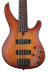 Yamaha TRBX605FM Bass Guitar - Dark Red Burst
