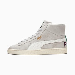 PUMA NYC Suede Mid Park Flagship Men's Sneaker - Harbor Mist-Pristine-Warm White