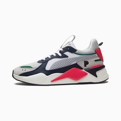 PUMA NYC RS-X Park Flagship Men's Sneakers - White-Parisian Night-Harbor Mist-For All Time Red