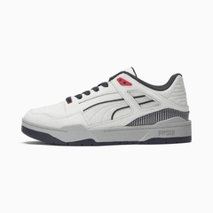 PUMA NYC Slipstream Park Flagship Men's Sneaker - Warm White-Harbor Mist-For All Time Red