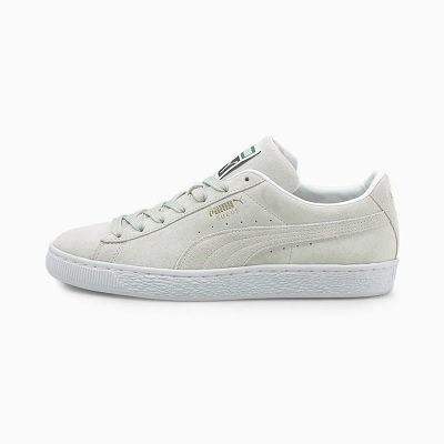 Puma - Suede Classic XXI Mens Sneakers - Gray Violet-Puma White