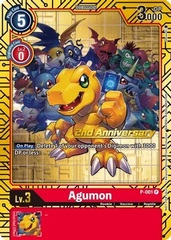 Agumon - P-001 - P (2nd Anniversary Set) - Foil